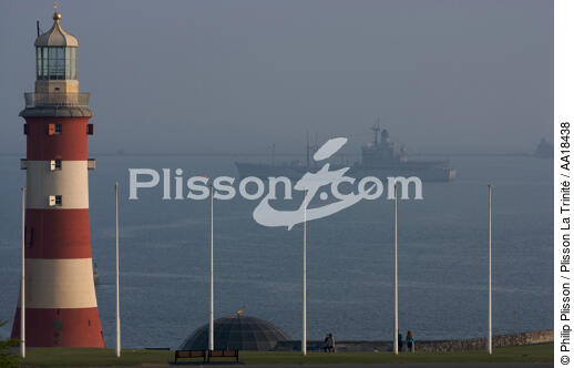 Plymouth - © Philip Plisson / Plisson La Trinité / AA18438 - Nos reportages photos - Phare [Angleterre]