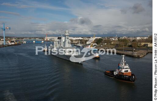 Military frigate, Chevalier Paul. - © Philip Plisson / Plisson La Trinité / AA18512 - Photo Galleries - The Navy