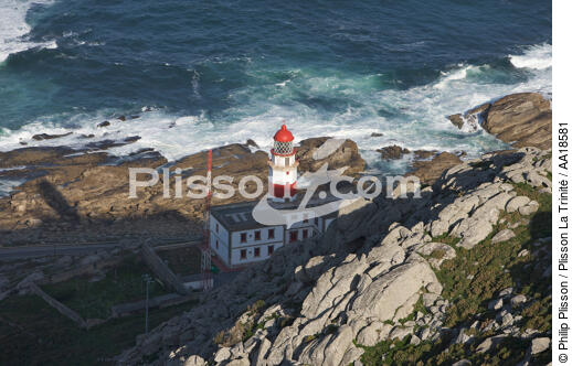 Phare de Cabo Silliero - © Philip Plisson / Plisson La Trinité / AA18581 - Nos reportages photos - Espagne