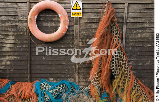 Dans un port du pays de Galles - © Philip Plisson / Plisson La Trinité / AA18583 - Nos reportages photos - Cabane