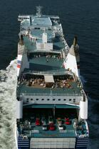 Ferry dans la manche. © Philip Plisson / Plisson La Trinité / AA19238 - Nos reportages photos - Ferry