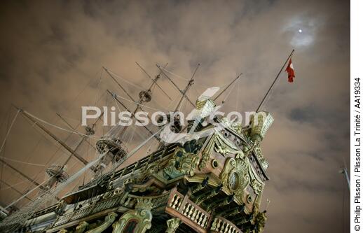 the Neptuna gallion in Genoa harbour - © Philip Plisson / Plisson La Trinité / AA19334 - Photo Galleries - Génova