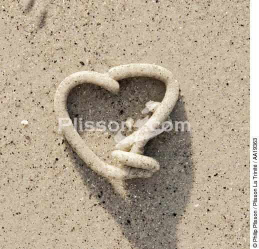 On the sand. - © Philip Plisson / Plisson La Trinité / AA19363 - Photo Galleries - Sea decoration