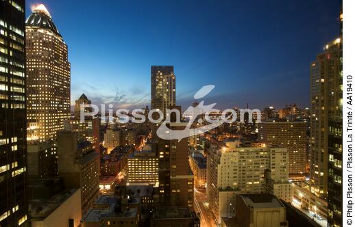 New York city - © Philip Plisson / Plisson La Trinité / AA19410 - Photo Galleries - Night