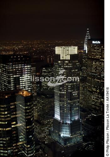 New York - © Philip Plisson / Plisson La Trinité / AA19416 - Nos reportages photos - Nuit