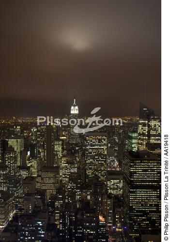 New York - © Philip Plisson / Plisson La Trinité / AA19418 - Nos reportages photos - Nuit