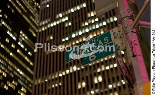 New York city - © Philip Plisson / Plisson La Trinité / AA19421 - Photo Galleries - Night
