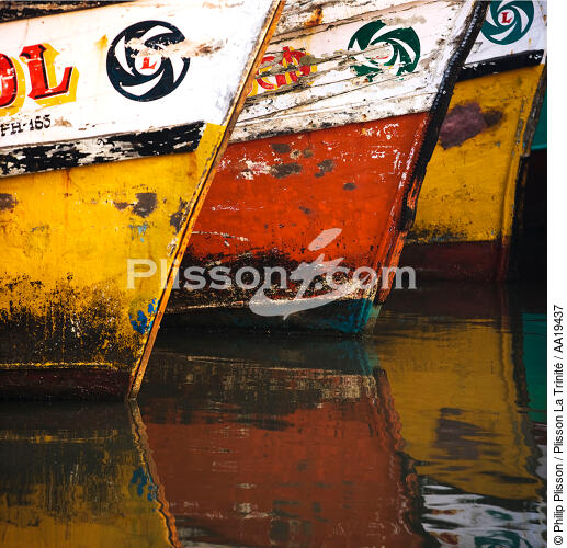 Etraves dans le port de Cochin. - © Philip Plisson / Plisson La Trinité / AA19437 - Nos reportages photos - Kerala