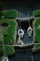 A lock Crinan Canal © Philip Plisson / Plisson La Trinité / AA19475 - Photo Galleries - Site of interest [Scot]