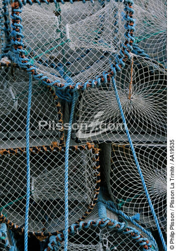 Nets fishing in Scotland - © Philip Plisson / Plisson La Trinité / AA19535 - Photo Galleries - Fishing equipment