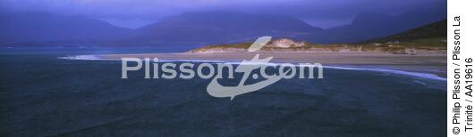 La plage de Seilebost, à l'ouest d'Harris - © Philip Plisson / Plisson La Trinité / AA19616 - Nos reportages photos - Ecosse