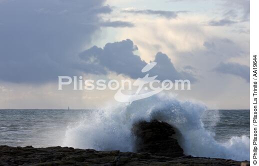 La côte sauvages de Quiberon - © Philip Plisson / Plisson La Trinité / AA19644 - Nos reportages photos - Lumière