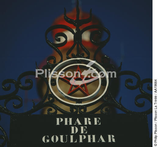 Phare de Goulphar en France - © Philip Plisson / Plisson La Trinité / AA19664 - Nos reportages photos - Phare [56]