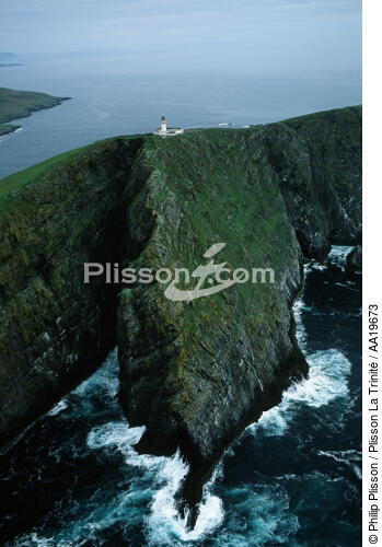 Barra Head lighthouse in Scotland - © Philip Plisson / Plisson La Trinité / AA19673 - Photo Galleries - Great Britain Lighthouses