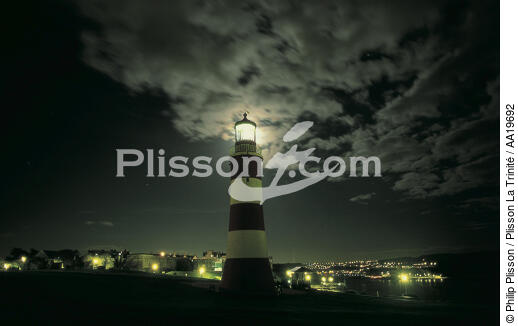Old Eddystone lighthouse in Plymonth - © Philip Plisson / Plisson La Trinité / AA19692 - Photo Galleries - Eddystone