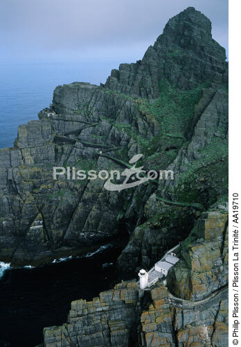 Le phare de Skellig en Irlande - © Philip Plisson / Plisson La Trinité / AA19710 - Nos reportages photos - Irlande