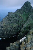 Le phare de Skellig en Irlande © Philip Plisson / Plisson La Trinité / AA19710 - Nos reportages photos - Ile [Irl]