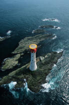 Smalls Lighthouse in Wales © Philip Plisson / Plisson La Trinité / AA19711 - Photo Galleries - Great Britain Lighthouses