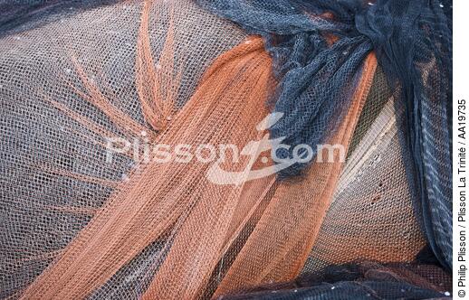 Filets de pêche - © Philip Plisson / Plisson La Trinité / AA19735 - Nos reportages photos - Filet de pêche