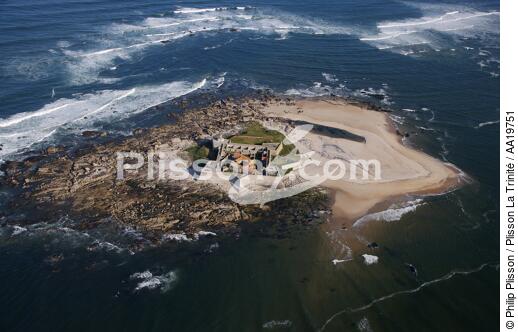 Fort Insua - © Philip Plisson / Plisson La Trinité / AA19751 - Nos reportages photos - Ile [Galice]