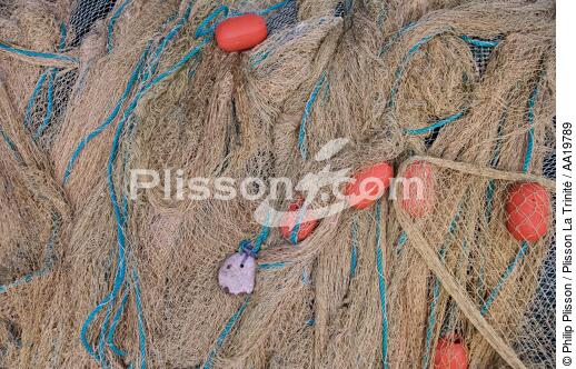 Fishing nets - © Philip Plisson / Plisson La Trinité / AA19789 - Photo Galleries - Fishing equipment