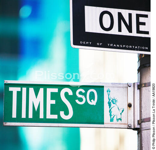 Times Square, New-York - © Philip Plisson / Plisson La Trinité / AA19820 - Photo Galleries - Town [New York]