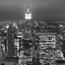 New-York by night. © Philip Plisson / Plisson La Trinité / AA19825 - Nos reportages photos - New York