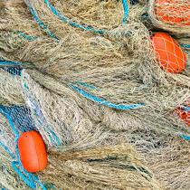Fishing nets. © Philip Plisson / Plisson La Trinité / AA19831 - Photo Galleries - Square format