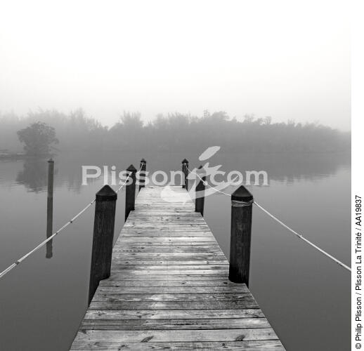 Passerelle en Floride - © Philip Plisson / Plisson La Trinité / AA19837 - Nos reportages photos - Elément d'un bateau