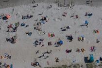 Carnac,plage. © Philip Plisson / Plisson La Trinité / AA19942 - Nos reportages photos - Sable