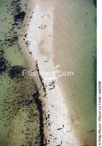 La Trinité sur Mer,plage. - © Philip Plisson / Plisson La Trinité / AA20088 - Nos reportages photos - Plage