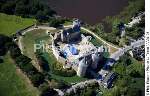 Castle of Suscinio on the peninsula of Rhuys. - © Philip Plisson / Plisson La Trinité / AA20193 - Photo Galleries - Sarzeau