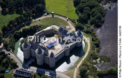 Chateau de Suscinio,sur la Presqu'Ile de Rhuys. - © Philip Plisson / Plisson La Trinité / AA20196 - Nos reportages photos - Sarzeau