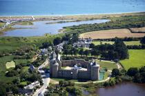 Chateau de Suscinio,sur la Presqu'Ile de Rhuys. © Philip Plisson / Plisson La Trinité / AA20197 - Nos reportages photos - Monument historique