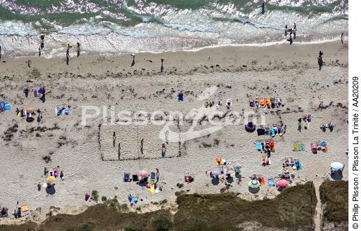 Plage de Saint-Gildas de Rhuys. - © Philip Plisson / Plisson La Trinité / AA20209 - Nos reportages photos - Plage