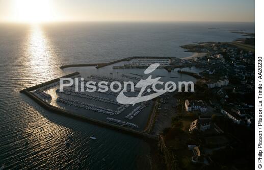 Coucher de soleil sur Port-Haliguen. - © Philip Plisson / Plisson La Trinité / AA20230 - Nos reportages photos - Soleil
