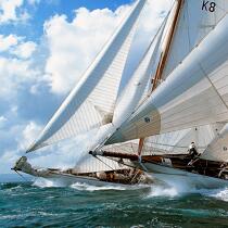 Astra & Candida in Nioulargue. © Philip Plisson / Plisson La Trinité / AA20266 - Photo Galleries - Yachting
