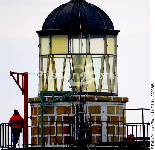 The lantern of Ar Men lighthouse - © Philip Plisson / Plisson La Trinité / AA20268 - Photo Galleries - Lighthouse [29]
