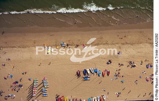 Beach of la Baule. - © Philip Plisson / Plisson La Trinité / AA20282 - Photo Galleries - Beach