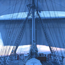 On board the Belem. © Philip Plisson / Plisson La Trinité / AA20302 - Photo Galleries - Tall ship / Sailing ship