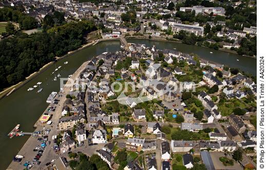 Saint-Goustan,Rivière d'Auray. - © Philip Plisson / Plisson La Trinité / AA20324 - Nos reportages photos - Rivière [56]