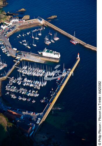 Port-Tudy,ile de Groix. - © Philip Plisson / Plisson La Trinité / AA20382 - Nos reportages photos - Groix