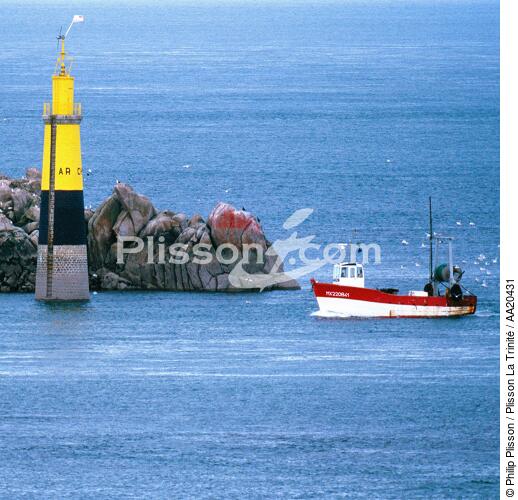 Cardinale West. - © Philip Plisson / Plisson La Trinité / AA20431 - Photo Galleries - Buoys and beacons