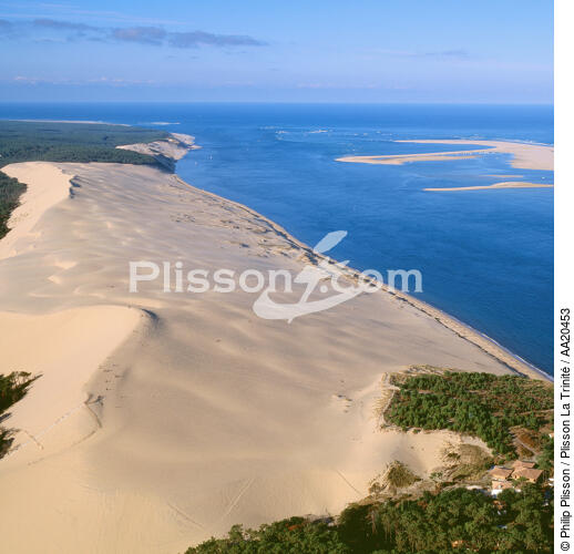 The Dune du Pilat - © Philip Plisson / Plisson La Trinité / AA20453 - Photo Galleries - Square format