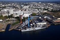 Port de Lorient. © Philip Plisson / Plisson La Trinité / AA20505 - Nos reportages photos - Rade de Lorient