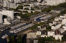 Port de plaisance de Lorient. © Philip Plisson / Plisson La Trinité / AA20529 - Nos reportages photos - Ponton