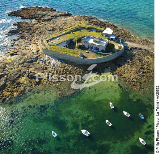 Fort Bloqué near Lorient. - © Philip Plisson / Plisson La Trinité / AA20552 - Photo Galleries - Fort