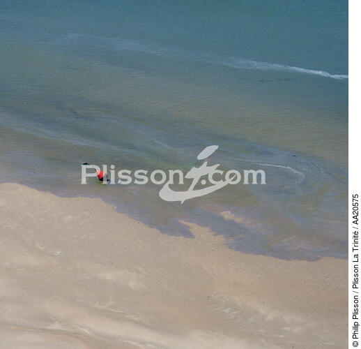 Beacon failed. - © Philip Plisson / Plisson La Trinité / AA20575 - Photo Galleries - Beach