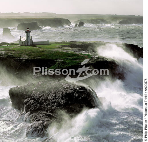 Pointe des Poulains on Belle Isle - © Philip Plisson / Plisson La Trinité / AA20576 - Photo Galleries - Lighthouse [56]