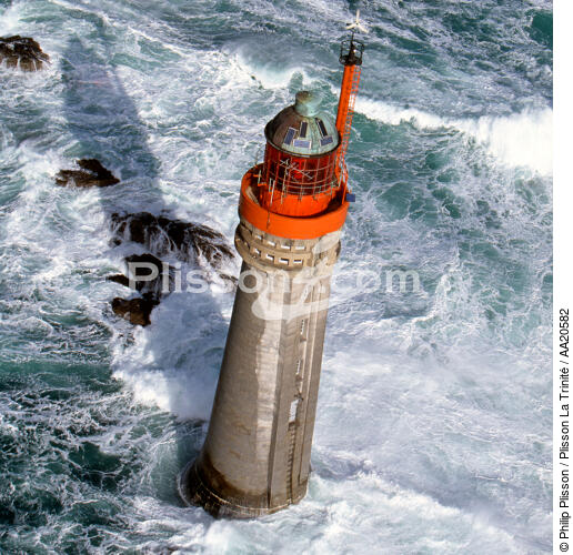 Le phare du Grand Jardin - © Philip Plisson / Plisson La Trinité / AA20582 - Nos reportages photos - Ille & Vilaine